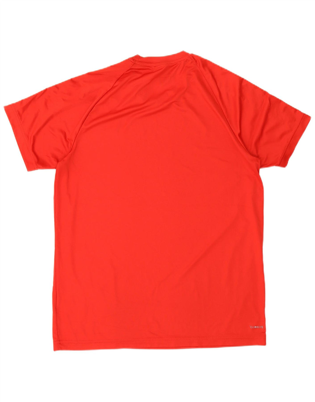 Adidas Mens Climalite Camiseta Top Grande Poliéster Rojo