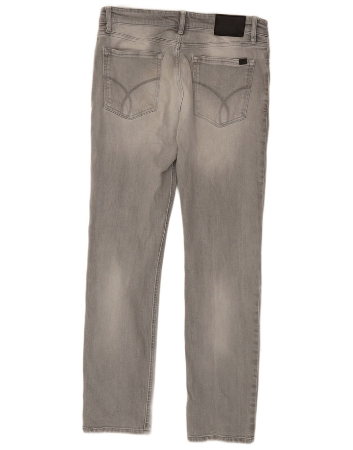 Calvin Klein Jeans ajustados para hombre W32 L32 Algodón gris