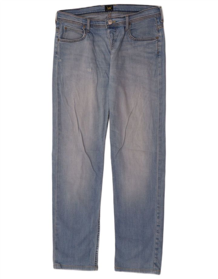 Vaqueros Rectos Desgastados W30 L30 Azul Mujer Lee