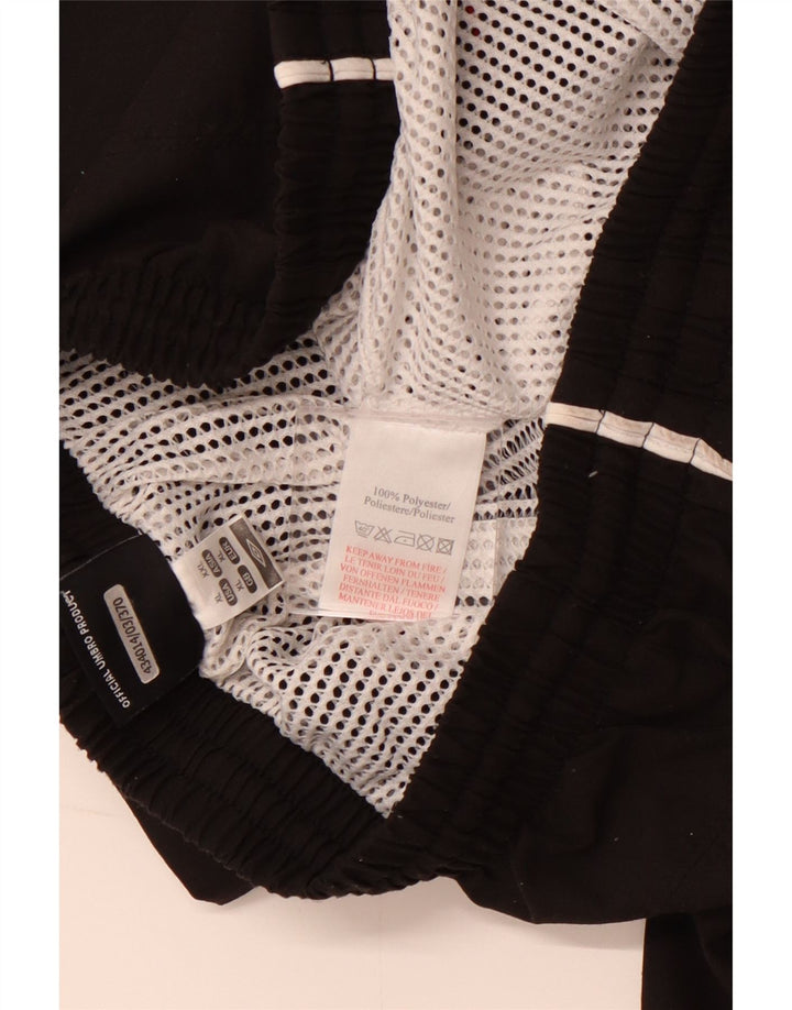 UMBRO Shorts deportivos gráficos para hombre XL Poliéster negro