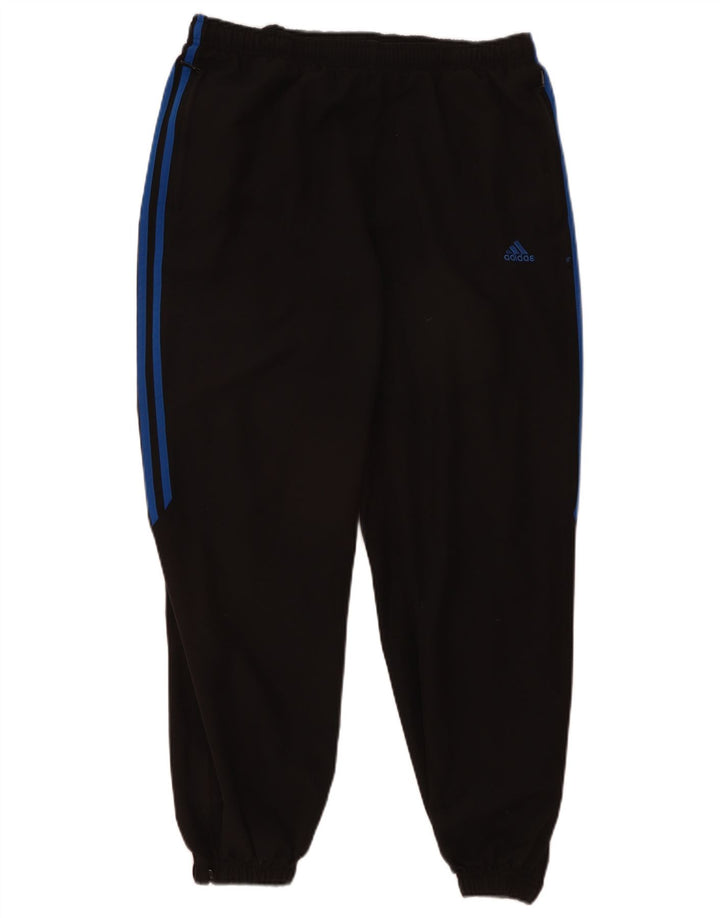 Adidas Hombre Pantalones De Chándal Joggers Grande Negro Poliéster