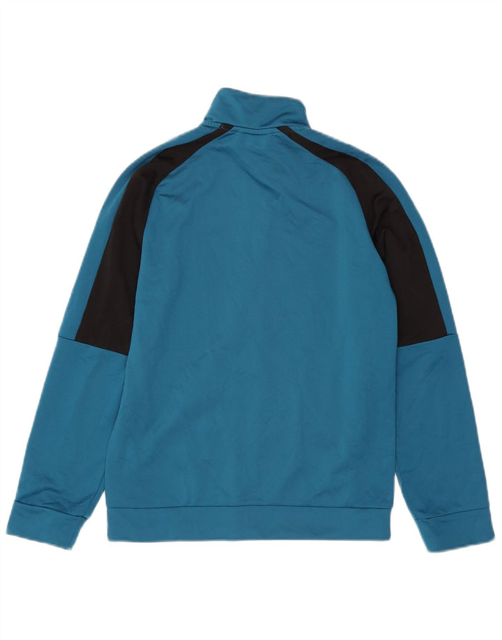 Puma - Chaqueta de chándal con gráfico para niños, 11-12 años, color azul