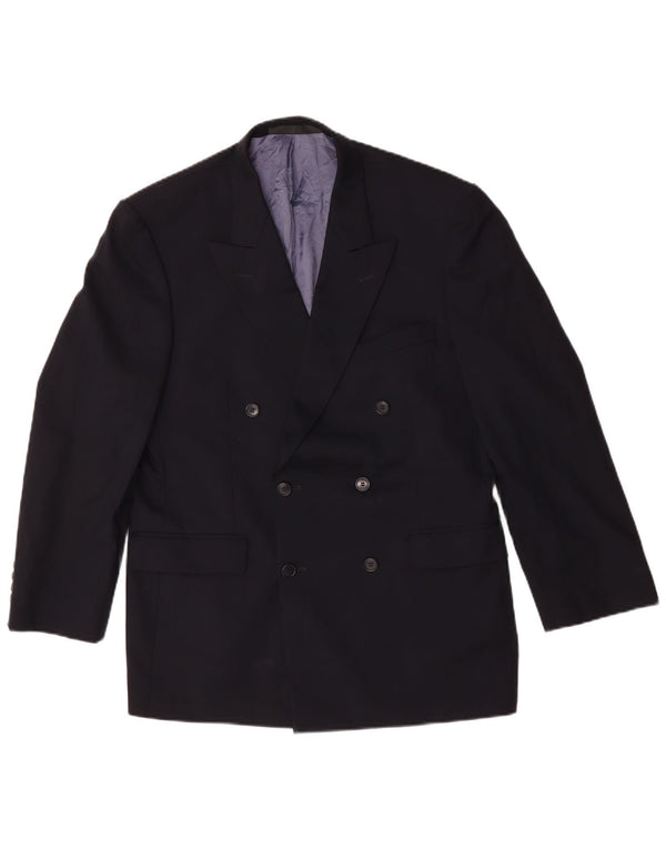 Marks & Spencer Chaqueta tipo blazer con doble botonadura para hombre UK 40 Medium Azul marino
