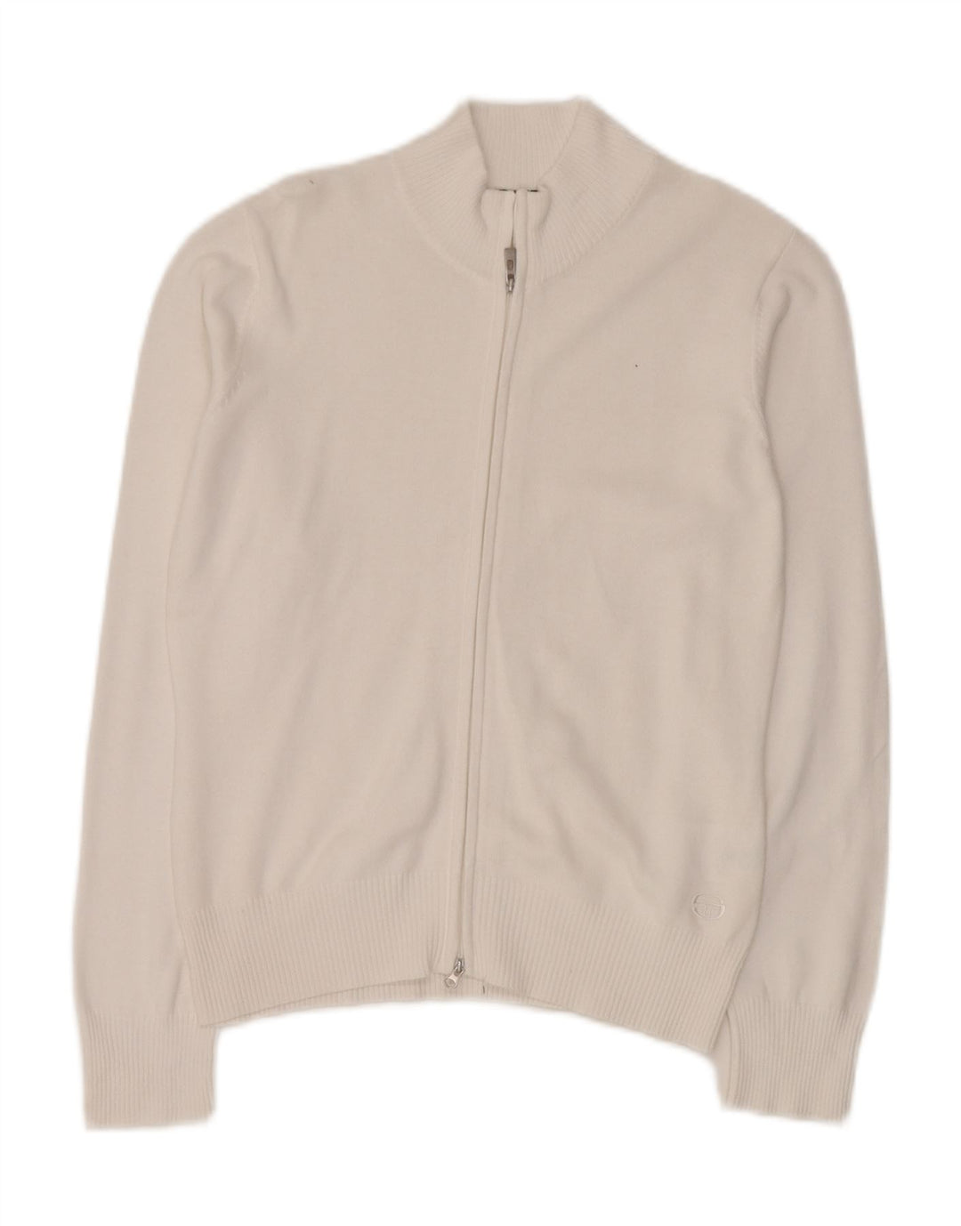 Sergio Tacchini Cárdigan Mujer IT 44 Medio Algodón Blanco