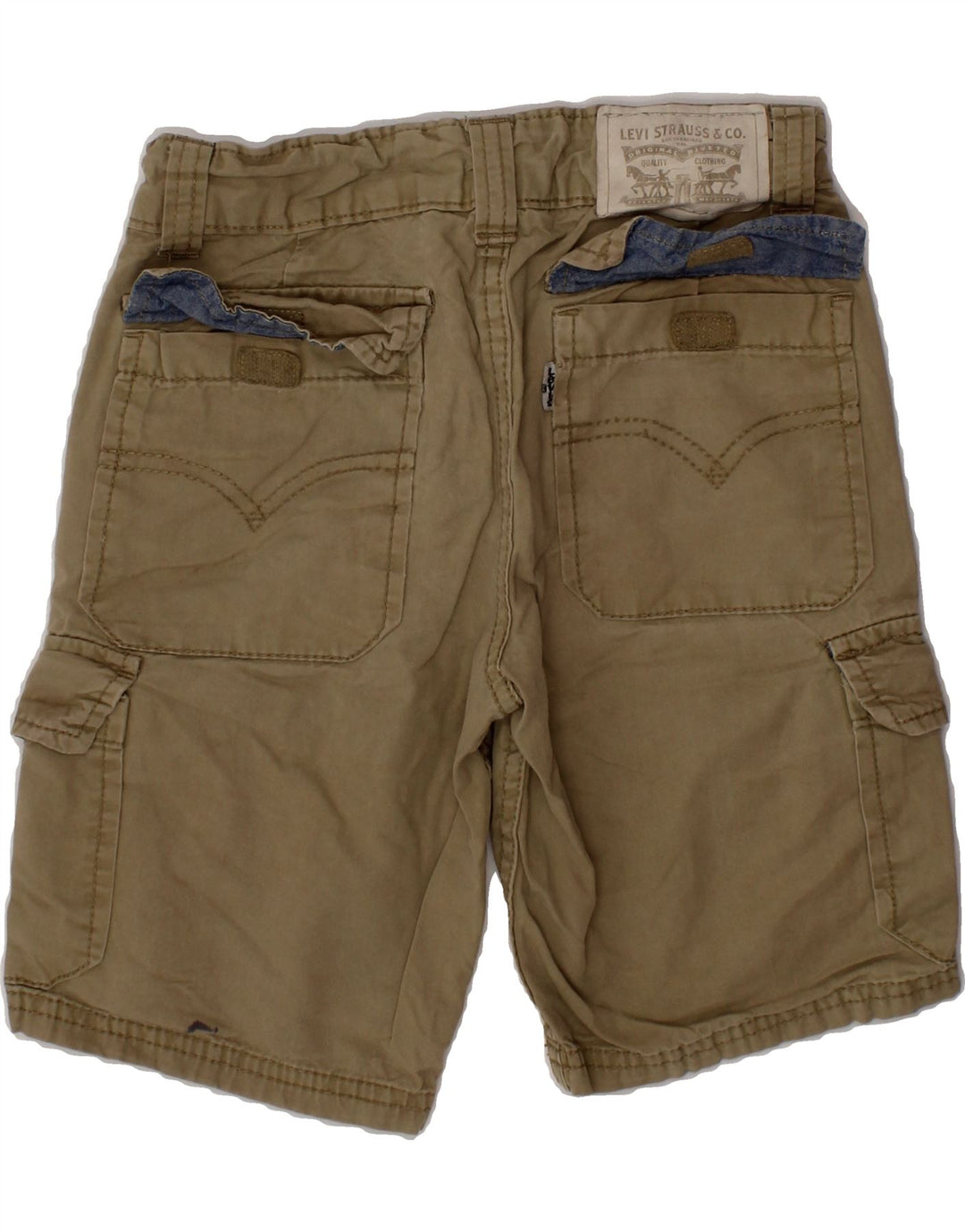 LEVI'S Boys Cargo Shorts 4-5 Years W22  Khaki Cotton Vintage Levi's and Second-Hand Levi's from Messina Hembry 