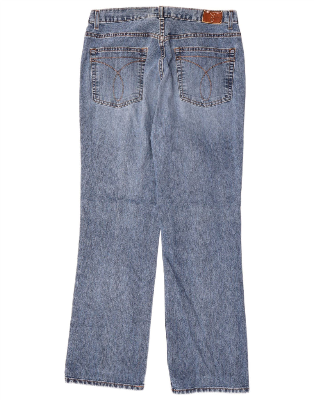Vaqueros Rectos Calvin Klein Mujer W32 L29 Algodón Azul