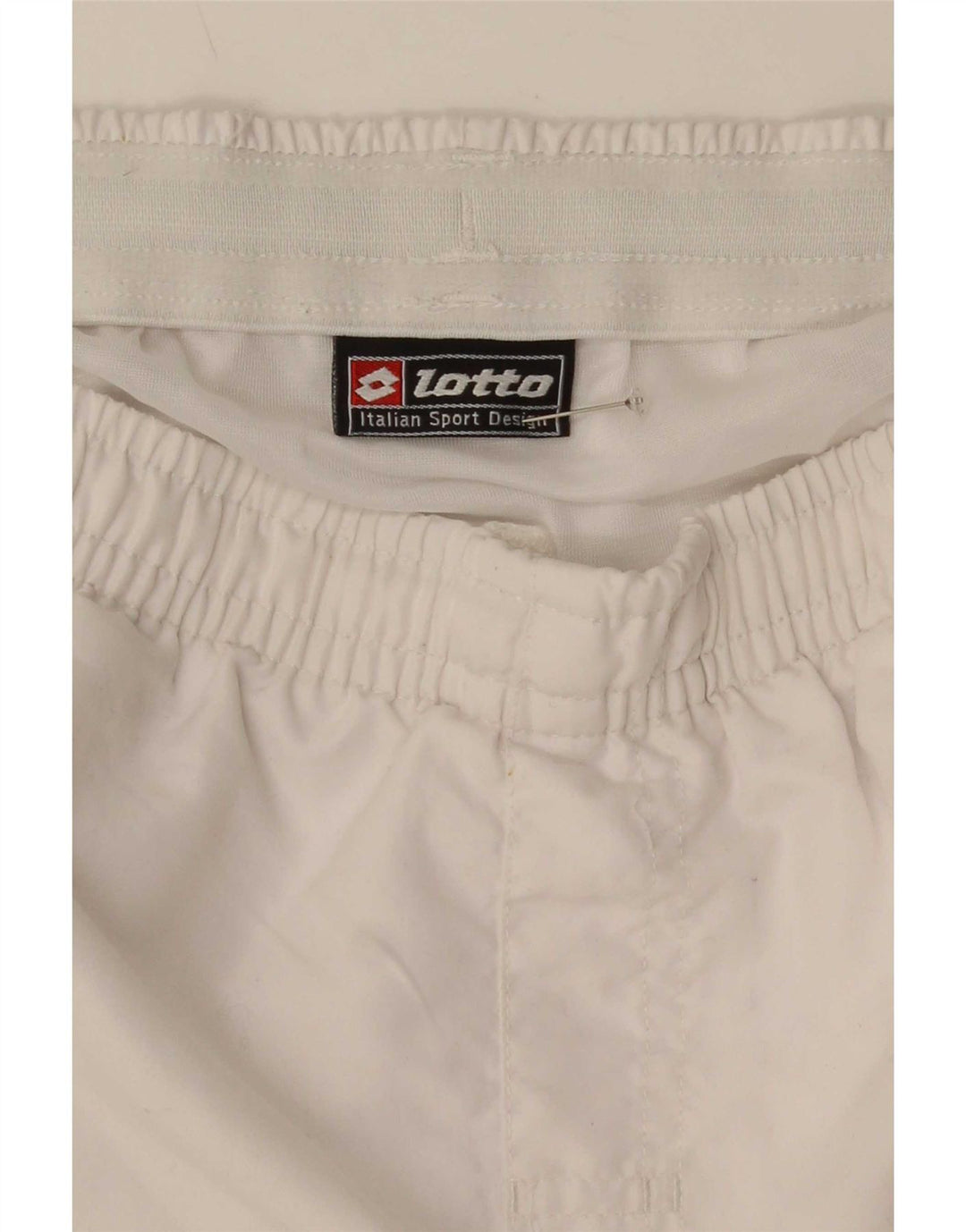 Lotto Hombre Shorts Deportivos Con Gráficos Medium White Colorblock