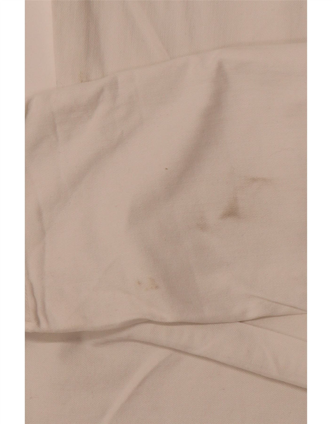 CREW CLOTHING Pantalones informales ajustados para mujer UK 12 Medium W30 L29 Blanco