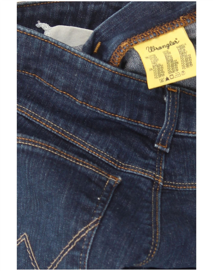 Vaqueros Wrangler Mujer Acampanados W31 L32 Azul Marino Algodón