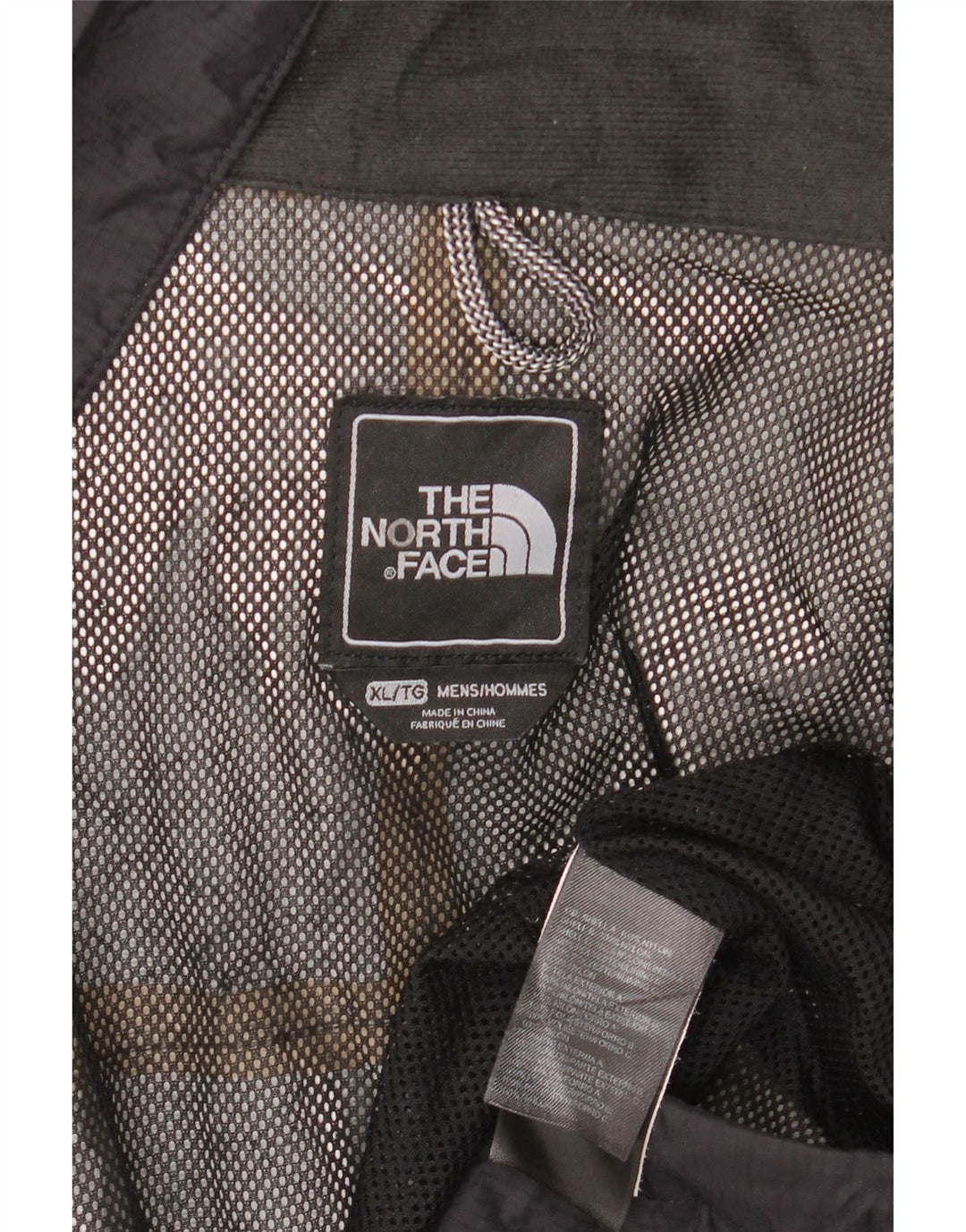 THE NORTH FACE Chaqueta impermeable con capucha para hombre UK 42 XL Nylon negro