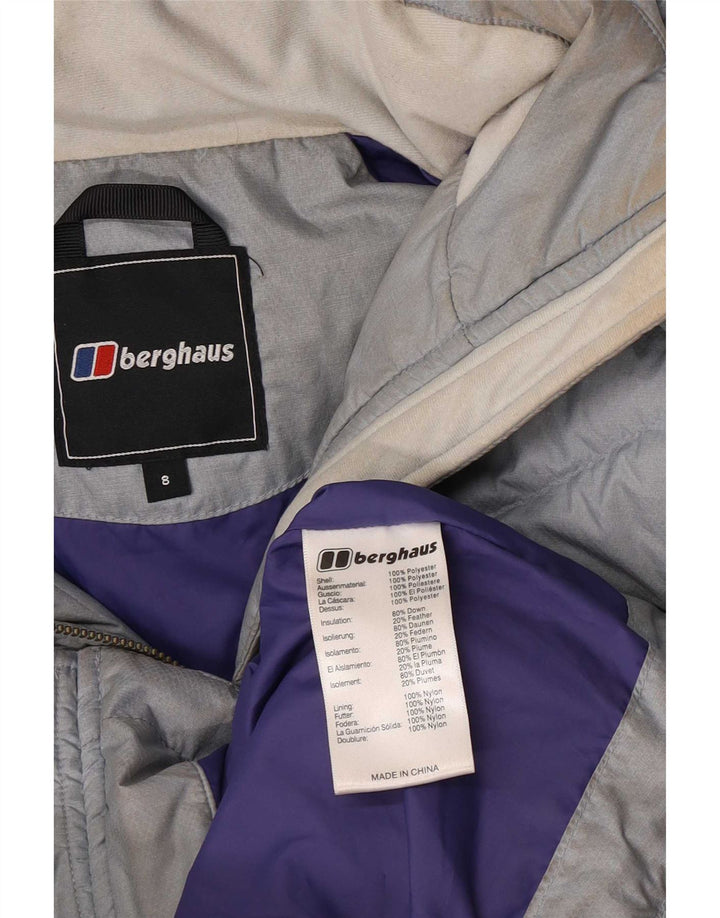 Berghaus Chaqueta acolchada para mujer UK 8 Small Gris Poliéster
