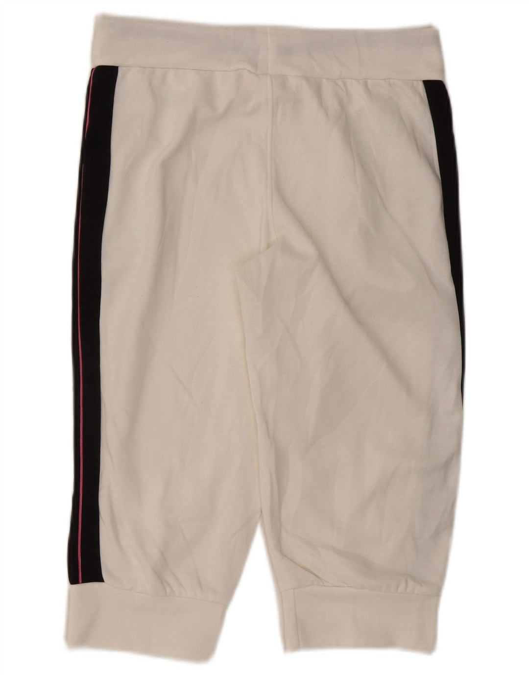 PUMA Pantalones cortos deportivos para mujer UK 12 Medium White Colourblock