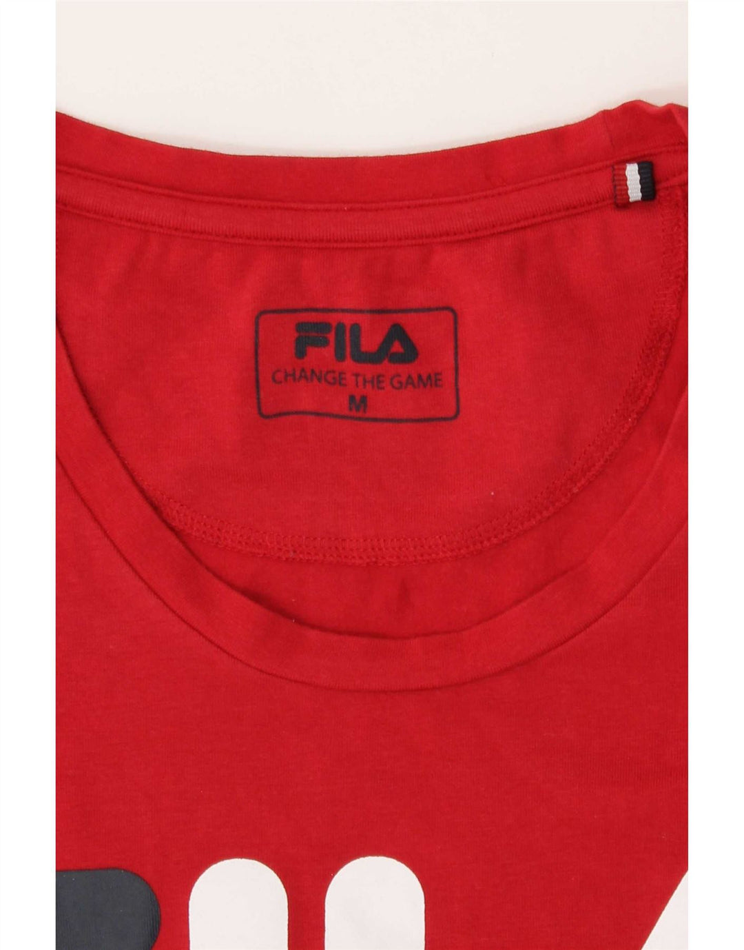 Fila Camiseta gráfica para mujer Top UK 12 Medium Red
