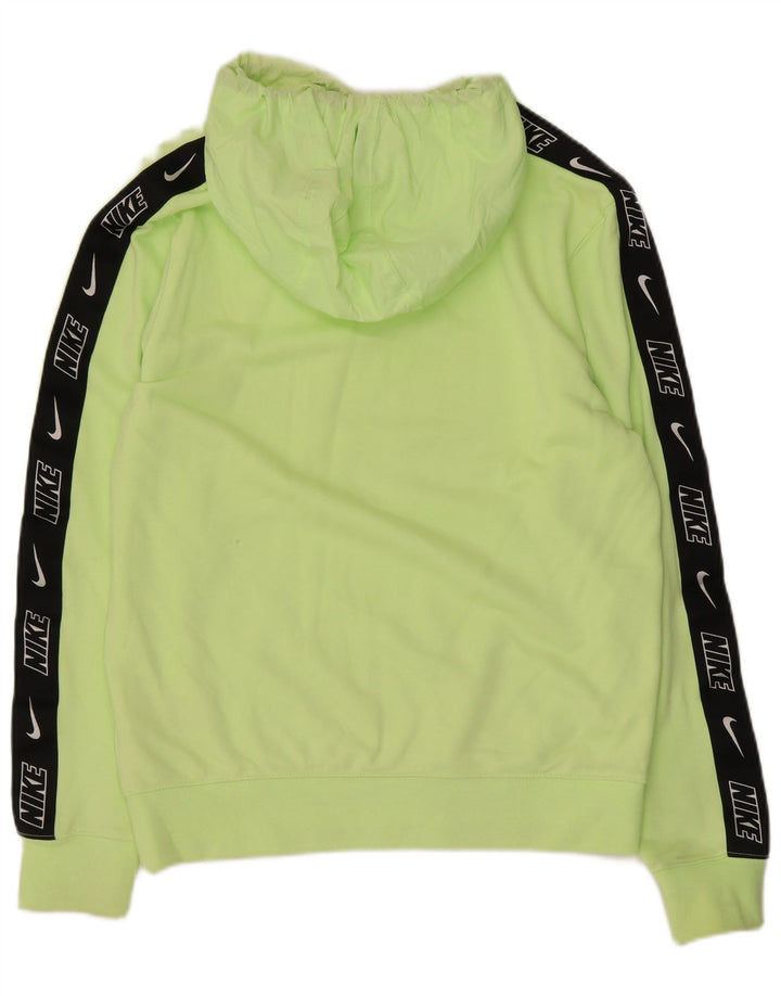 Nike Jersey con capucha para hombre, talla pequeña, algodón verde