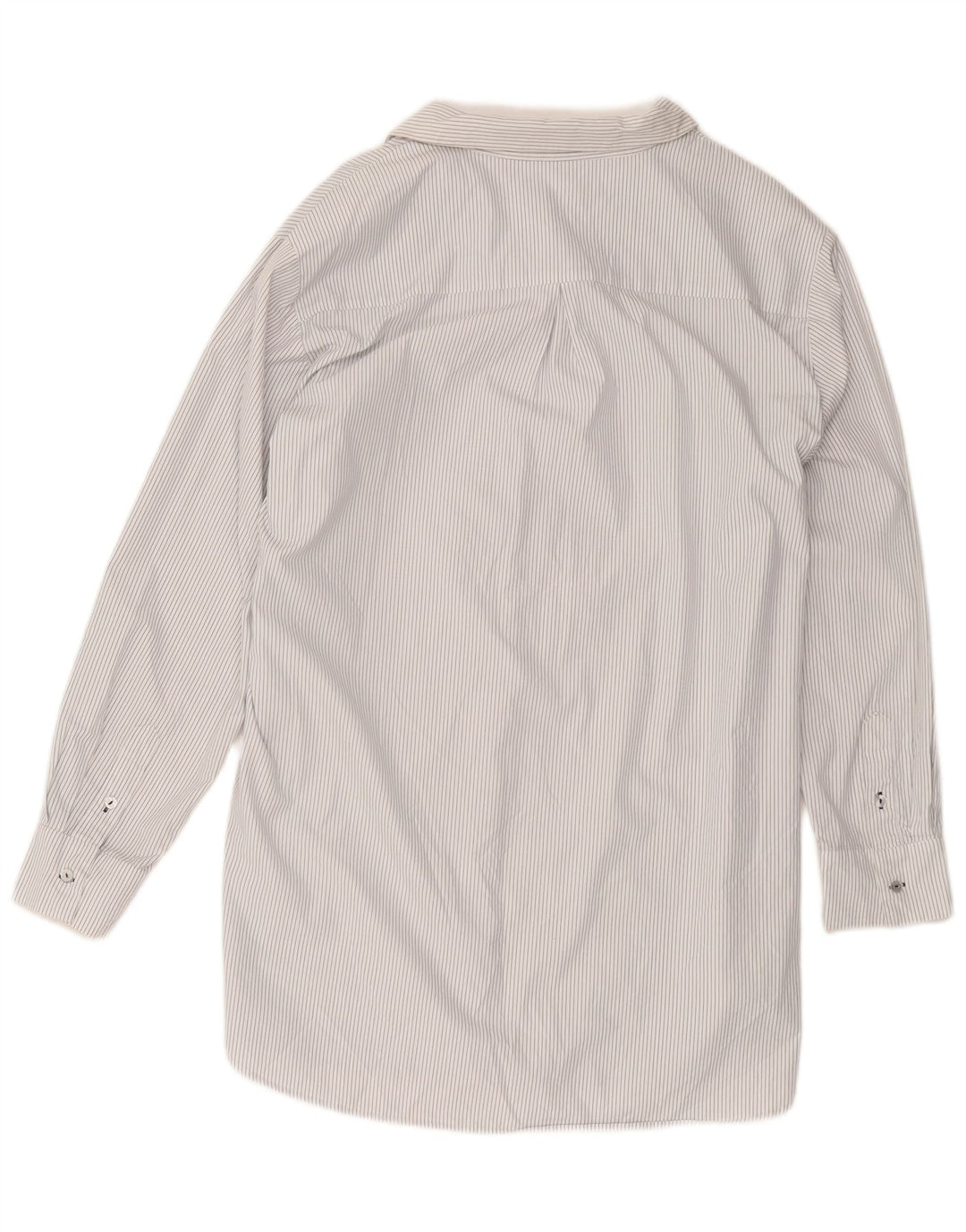 Marks & Spencer Vestido camisero autógrafo para mujer UK 44 Mediano Blanco Rayas