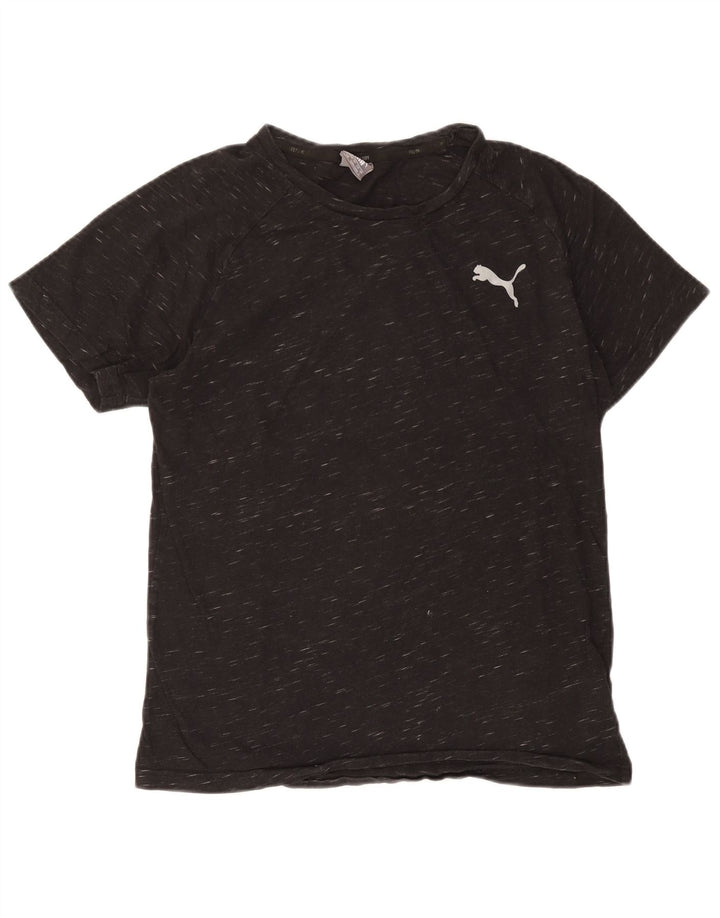 Camiseta Puma para hombre Top grande de algodón moteado gris