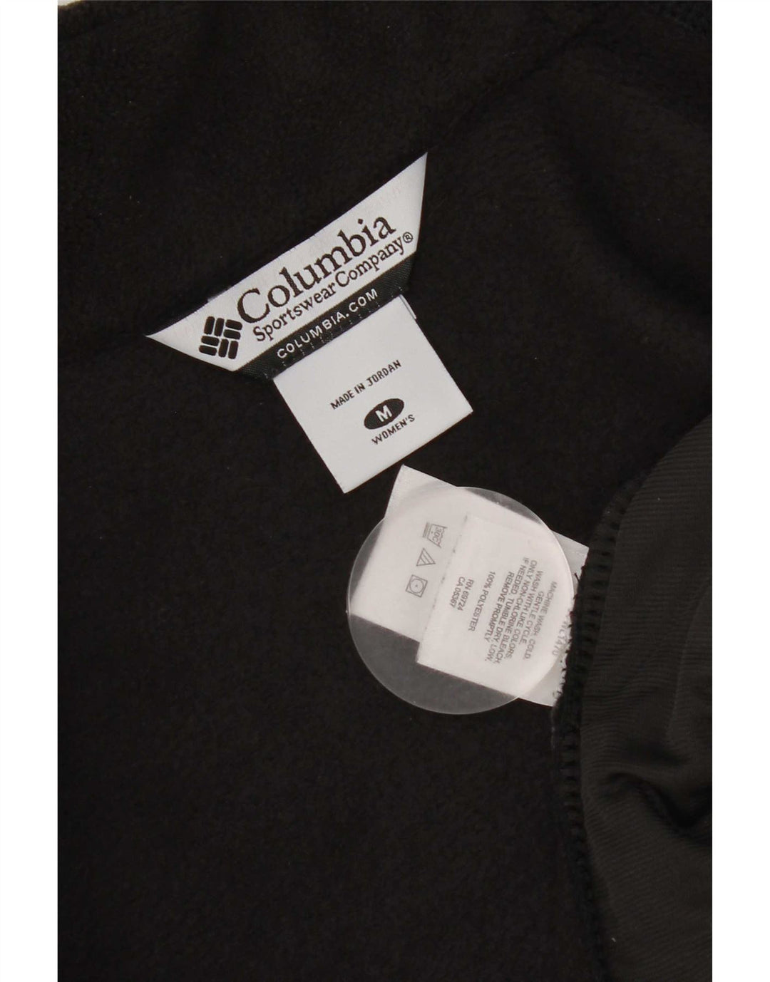 Columbia Chaleco polar para mujer UK 40 Mediano Poliéster negro