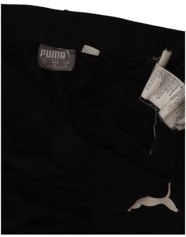 Pantalón De Chándal Puma Slim Negro Mediano Poliéster Deportivo Hombre