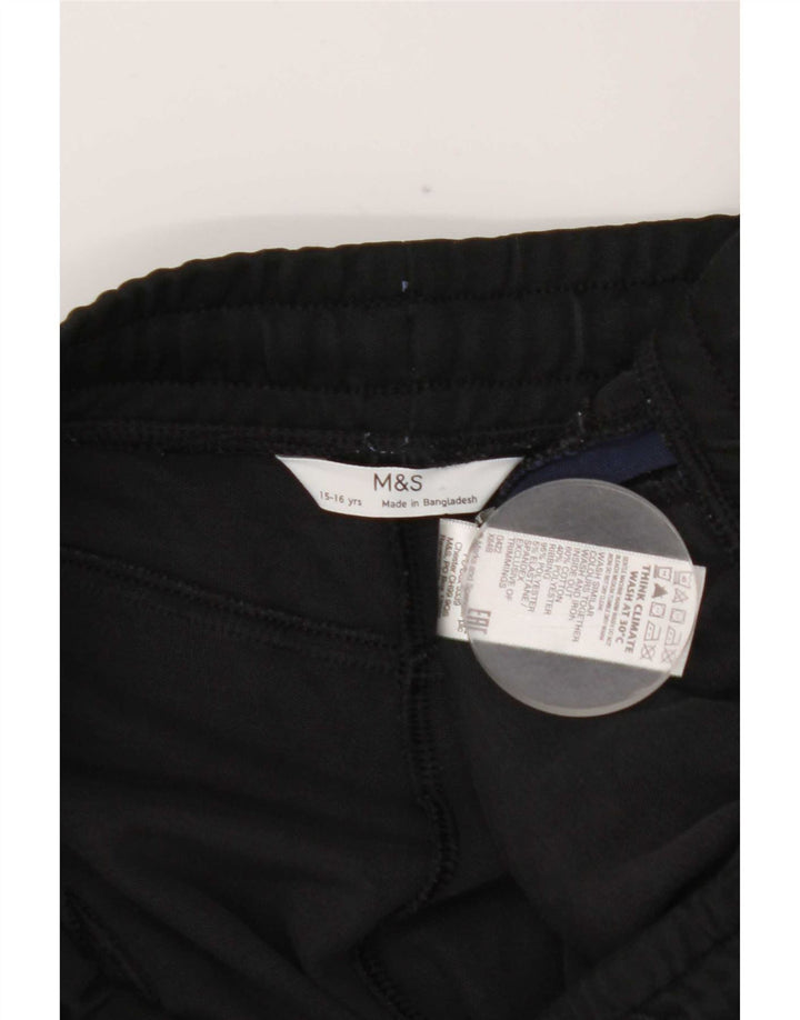 Marks & Spencer Pantalones de chándal para niño Joggers 15-16 años Negro