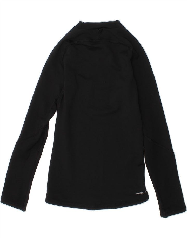 ADIDAS Boys Graphic Top Long Sleeve 7-8 Years Black Polyester Vintage Adidas and Second-Hand Adidas from Messina Hembry 