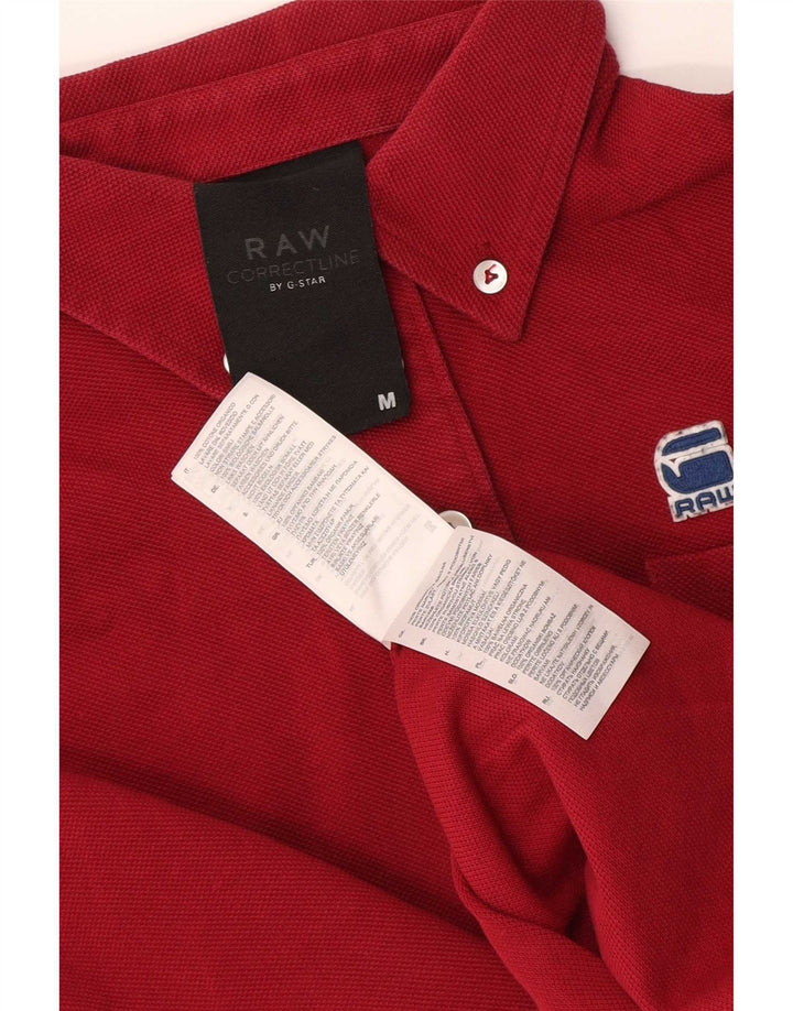 Polo G-Star Hombre De Algodón Burdeos Medio