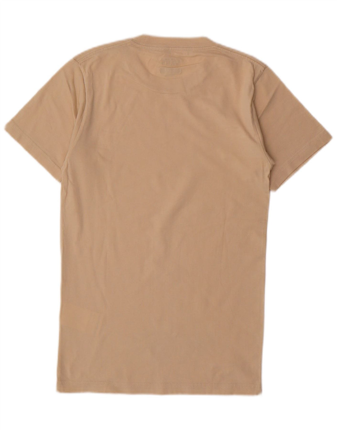 VANS Hombre Classic Fit Camiseta Top XS Beige Algodón