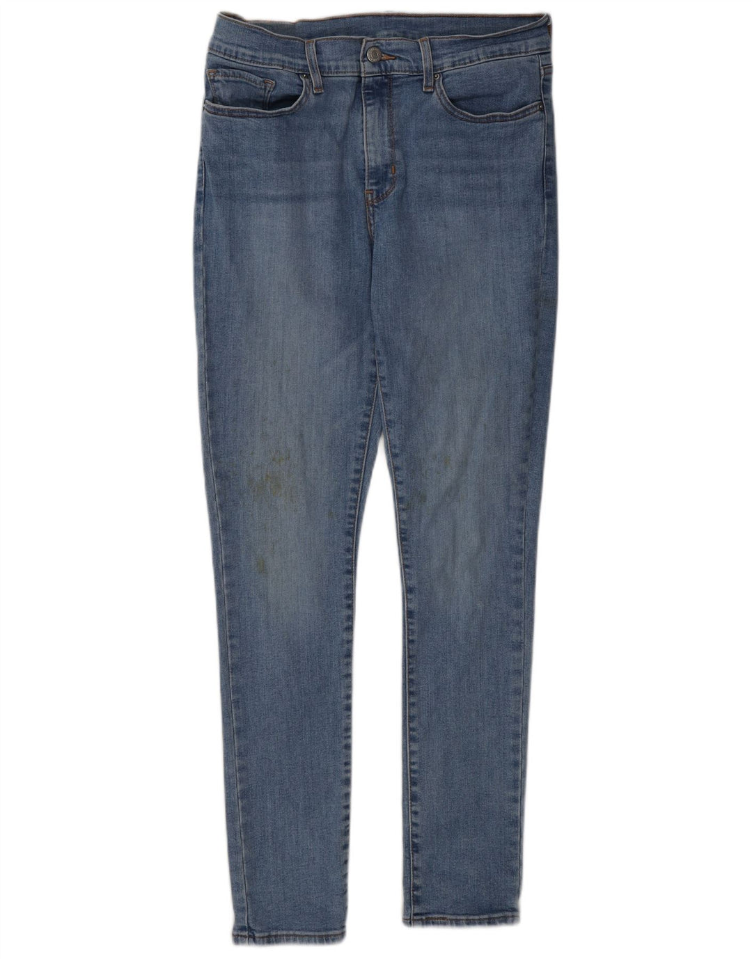 LEVI'S Womens Skinny Jeans W30 L30 Blue Cotton