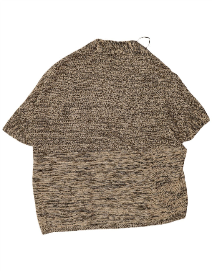 Massimo Dutti Poncho Jumper para Mujer UK 44 Gris Medio Moteado