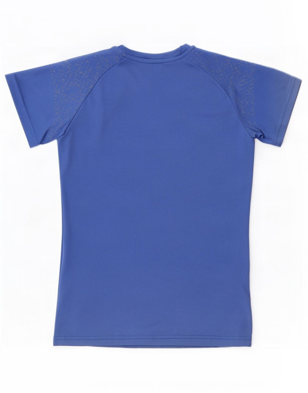 Asics Camiseta Mujer Top UK 10 Small Azul Geométrico Poliéster