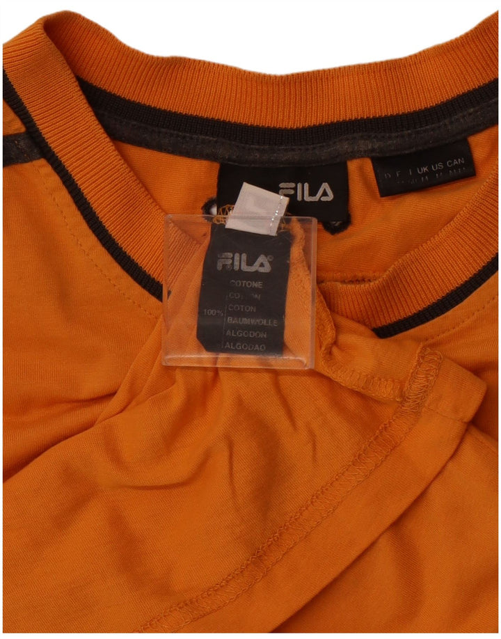 FILA Camiseta Hombre Top Medium Naranja Algodón