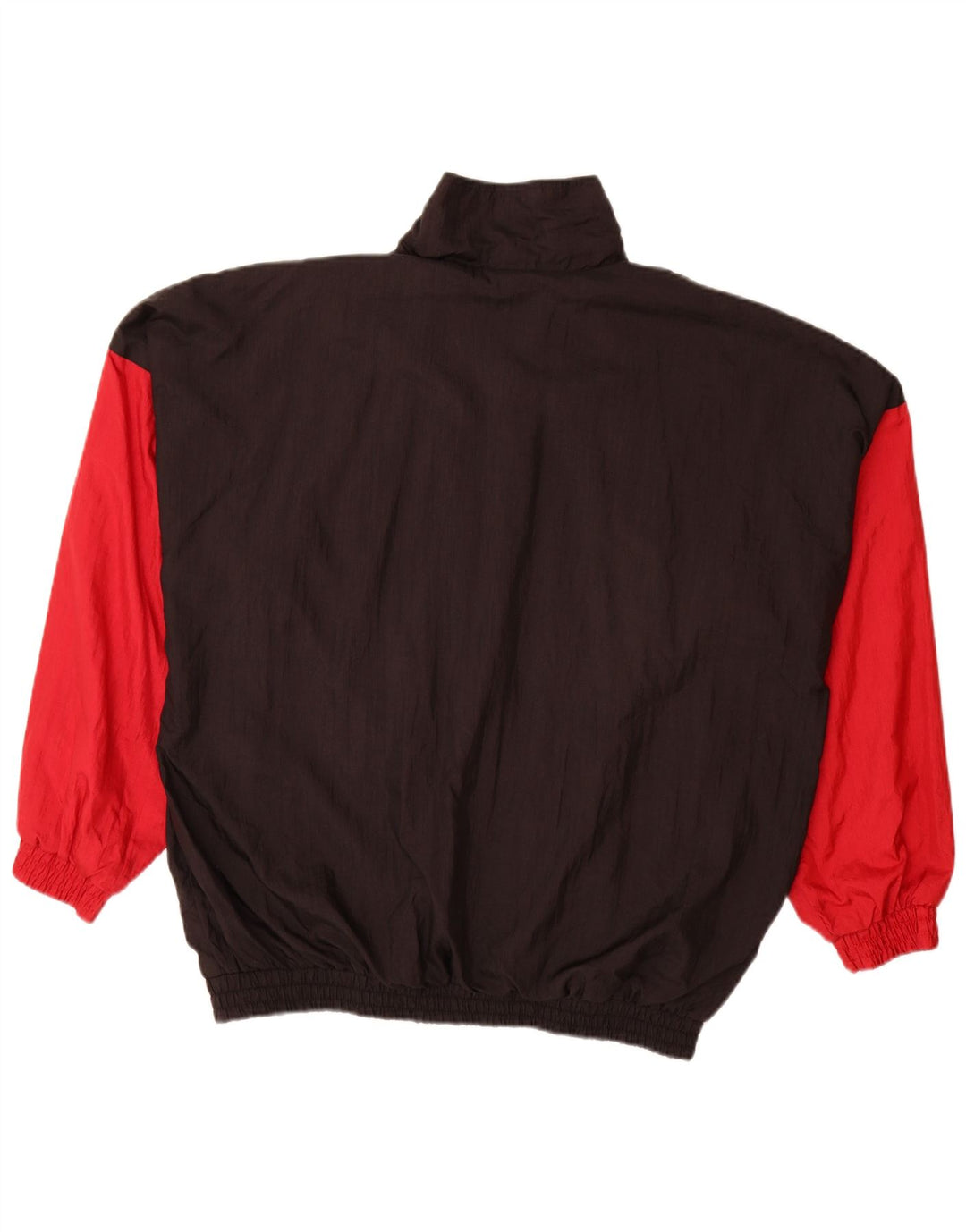 VINTAGE Chaqueta de chándal para hombre XL Poliamida multicolor con bloques de color