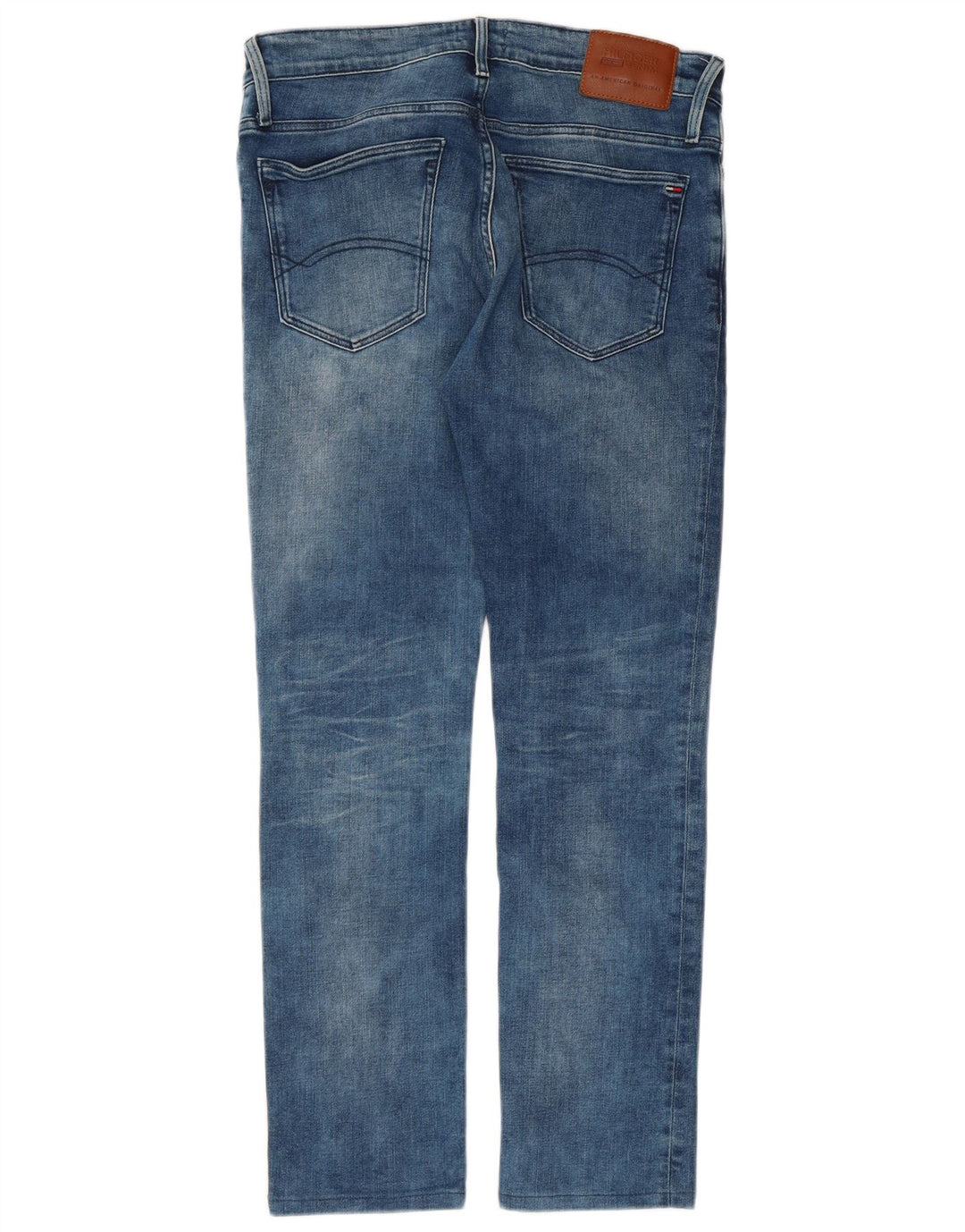 Tommy Hilfiger Vaqueros ajustados para hombre W32 L29 Algodón azul