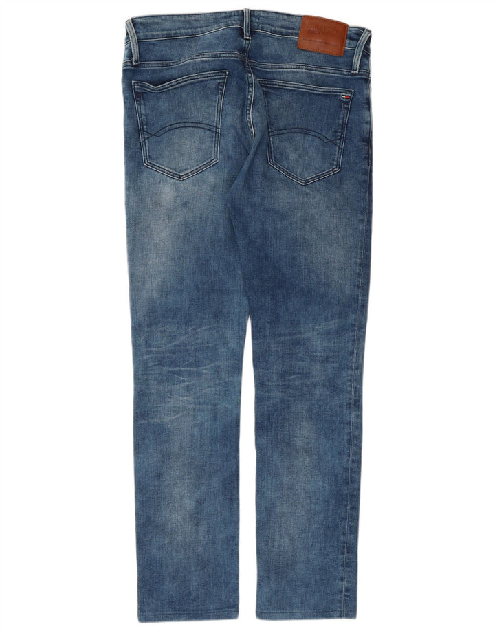Tommy Hilfiger Vaqueros ajustados para hombre W32 L29 Algodón azul
