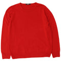Marks & Spencer Suéter tipo jersey con cuello redondo para mujer UK 40 Acrílico rojo mediano
