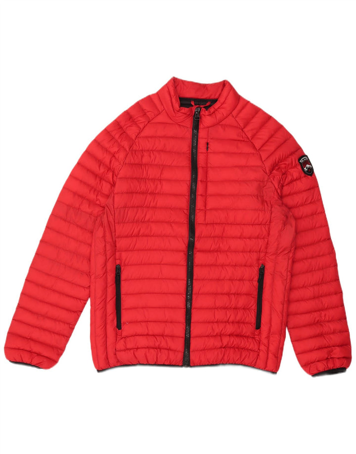 Superdry Chaqueta acolchada para hombre ES 44 2XL Nylon rojo