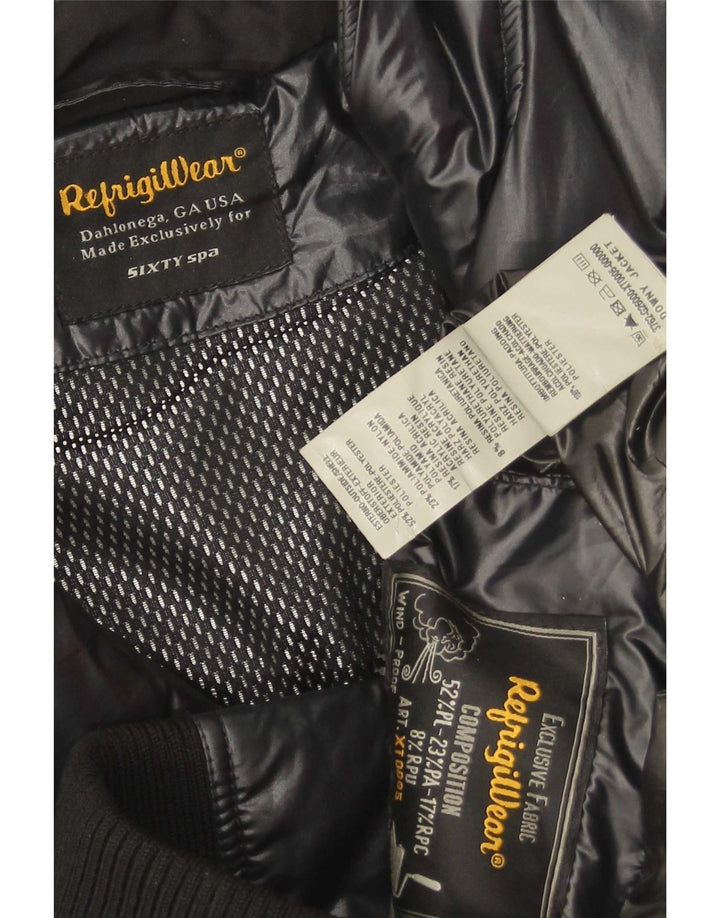 Refrigiwear Chaqueta acolchada para hombre UK 40 Large Poliéster negro