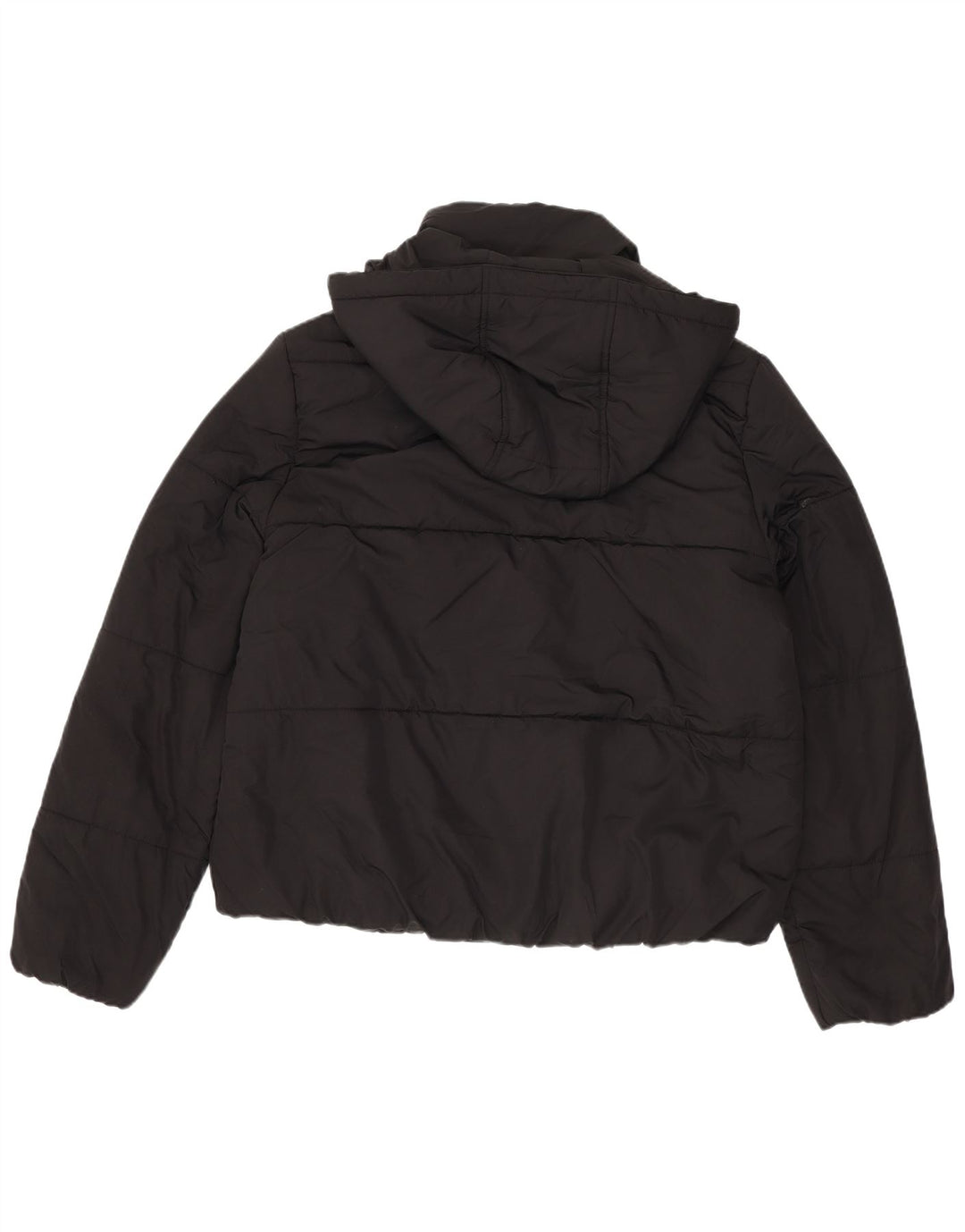 Marks & Spencer Chaqueta acolchada con capucha para mujer UK 40 Mediana Poliéster negro