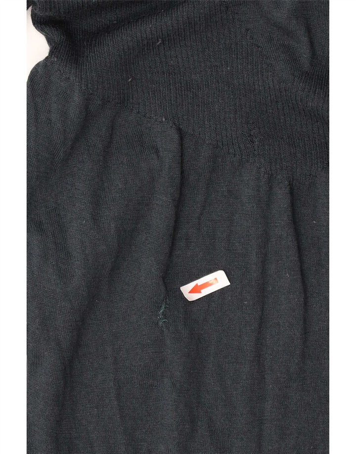 Liu Jo Jersey con Cuello en V y Lazo Frontal para Mujer UK 10 Small Black Wool