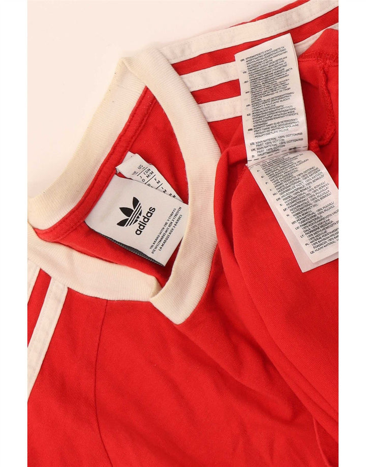 Camiseta Adidas Hombre Top Medium Rojo Algodón