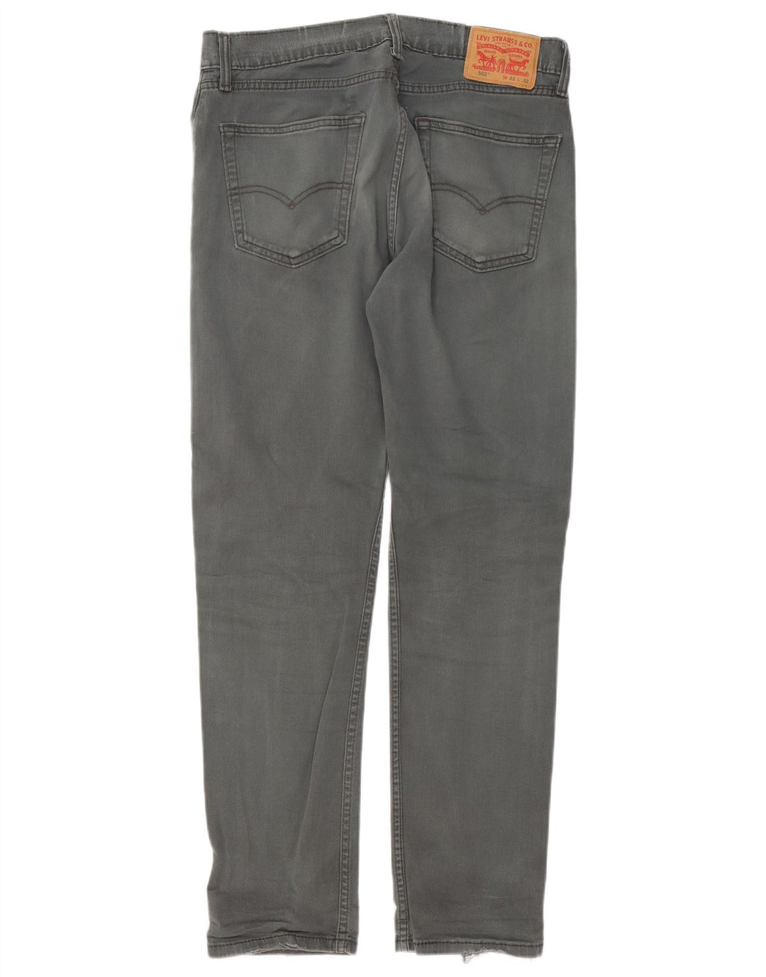 Vaqueros Levi's 502 Tapered para hombre W32 L32 Algodón gris