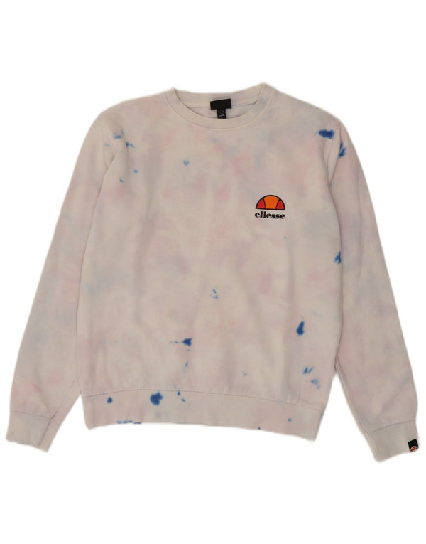 Ellesse Sudadera extragrande para mujer UK 8 Small Multicolor Tie Dye