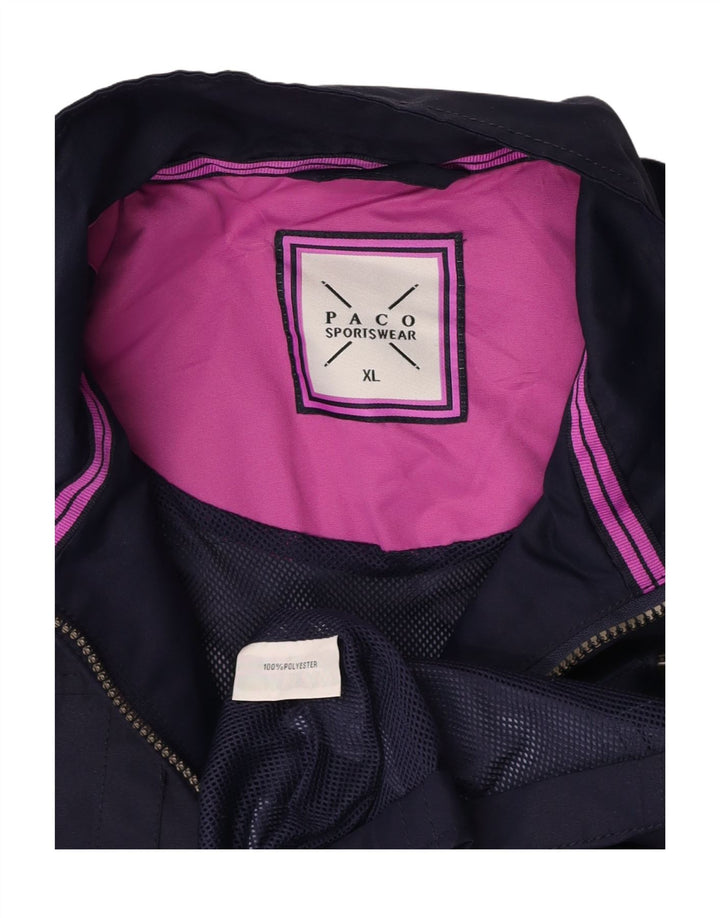 PACO Chaqueta militar para mujer ES 40 XL Poliéster azul marino