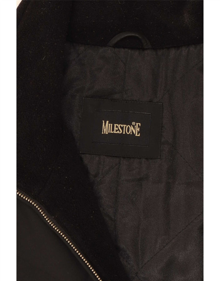 Milestone Chaqueta cortavientos para hombre EU 54 2XL Poliéster negro