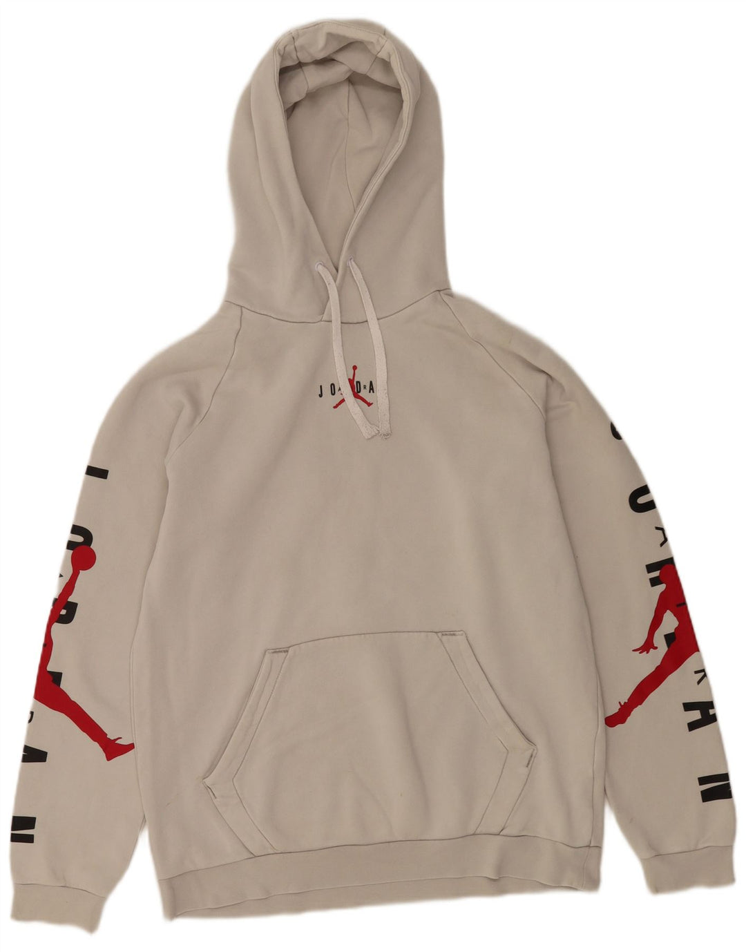 JORDAN Jersey con capucha y estampado gráfico para hombre Algodón blanco mediano