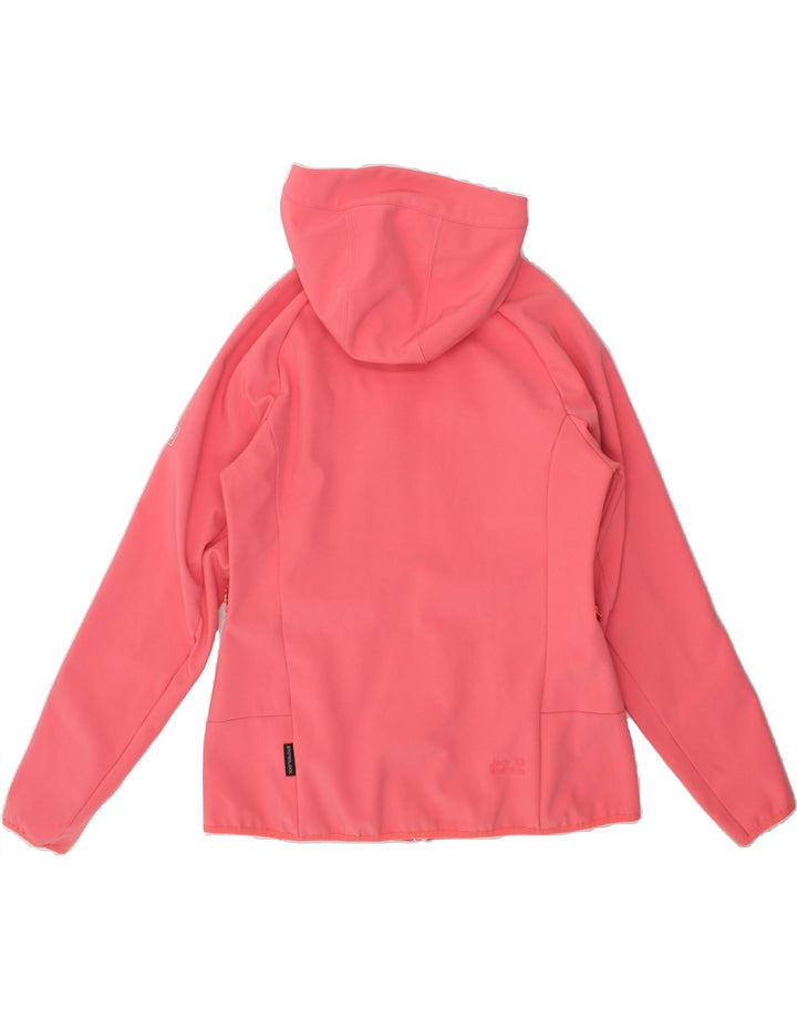 JACK WOLFSKIN Womens Windbreaker Jacket UK 10/12 Medium Pink Colourblock Vintage Jack Wolfskin and Second-Hand Jack Wolfskin from Messina Hembry 