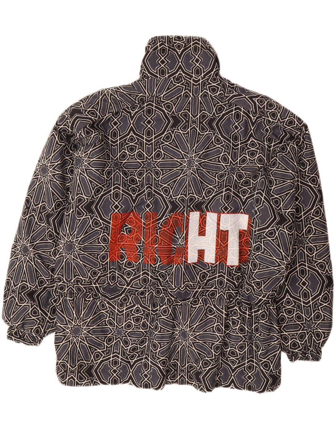 CAPITÁN. COOK Chaqueta Anorak estampada para hombre UK 42 XL Gris Geométrico