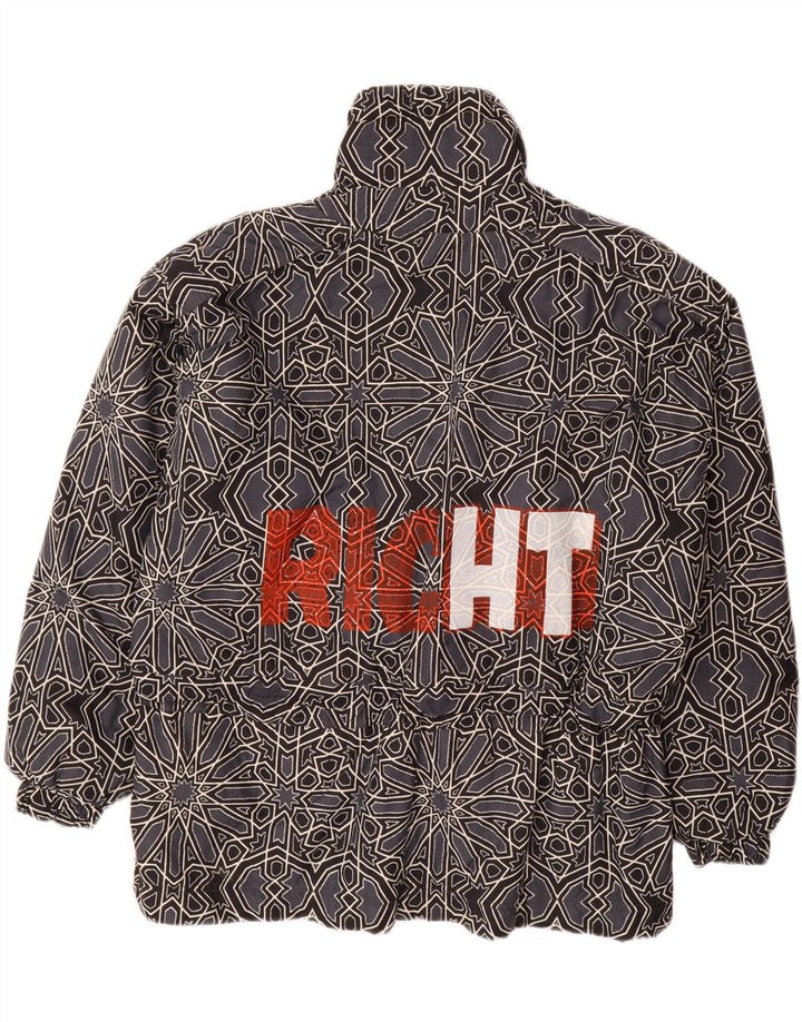 CAPITÁN. COOK Chaqueta Anorak estampada para hombre UK 42 XL Gris Geométrico