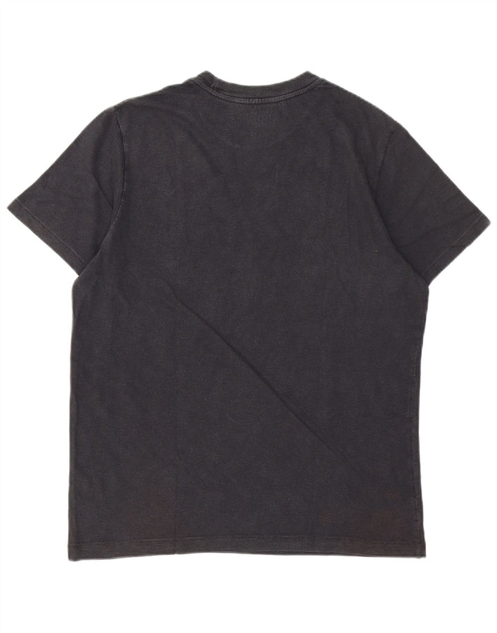 Aeropostale - Camiseta gráfica para hombre, talla mediana, algodón negro