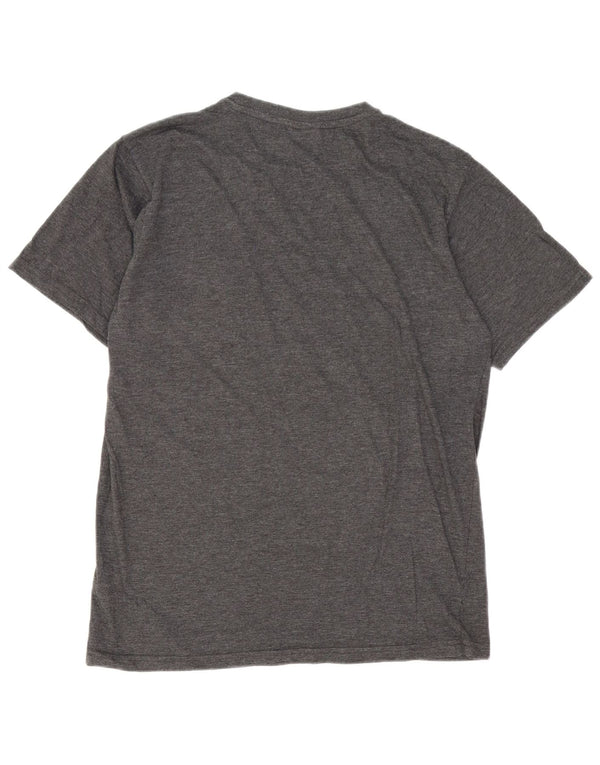 Sergio Tacchini Camiseta gráfica para hombre Top XL Algodón gris