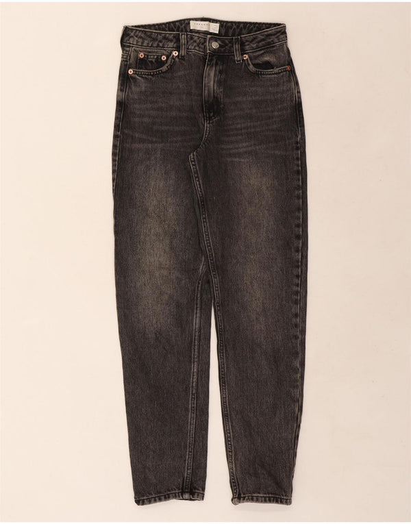 Vaqueros Mom Tapered Mujer Topshop W25 L28 Algodón Gris